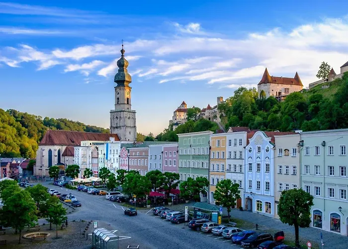 Burgblick, Bei Hotel Burghausen